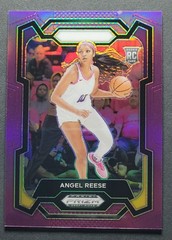 2024-25 Prizm Draft Picks WNBPA Angel Reese #38 Purple Prizm /75 LSU