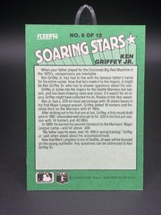 Fleer Soaring Stars Insert 1990 Ken Griffey Jr Seattle Mariners Card #6/12