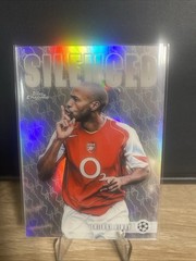 Topps 2026 Chrome UEFA Champions League Silenced Thierry Henry Arsenal #SHH-2