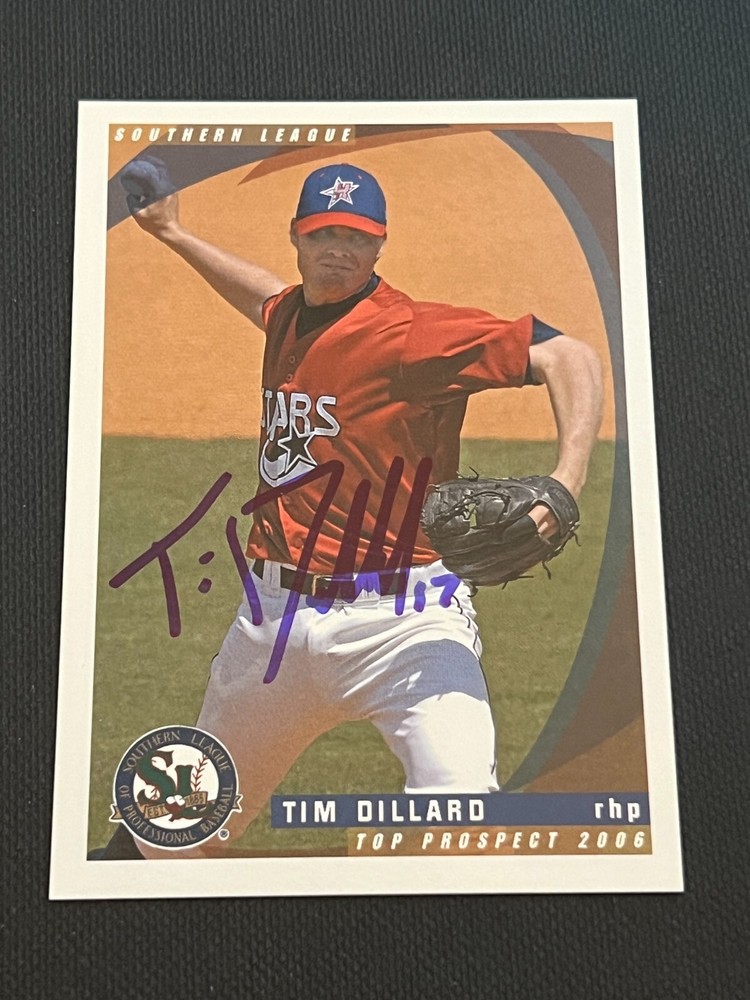 Tim Dillard Signed 2006 Grandstand Card Auto Milwaukee Brewers Autograph COA