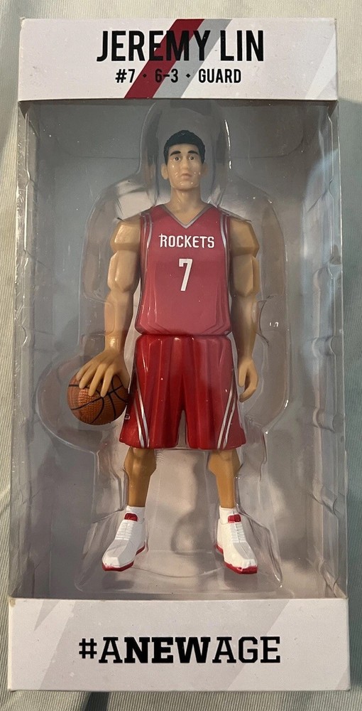 Houston Rockets 2013 Jeremy Lin Toyota Center Giveaway Action Figure Kloanz