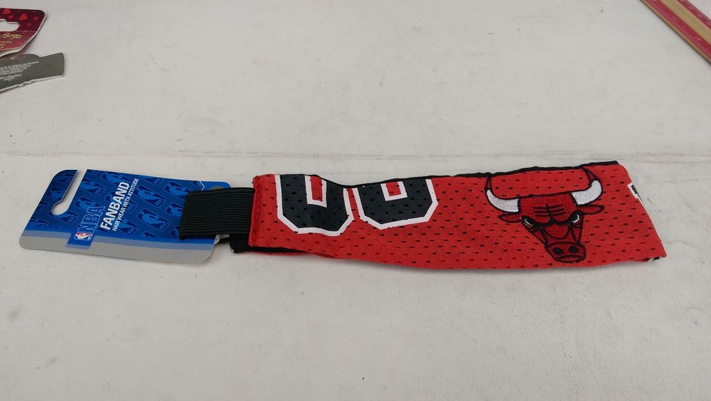 New Fanband Jersey Headband Head-Band Gameday / Workout NBA Chicago Bulls