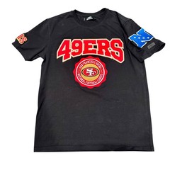 49ers San Francisco ProStandard Fast Lane SJ T-Shirt embroidered patches blk nfl