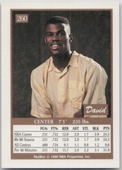 David Robinson 1990-91 #260 SkyBox San Antonio Spurs NM