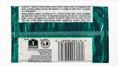 Fleer 1994 Baseball EMPTY Trading Card Pack Foil Wrapper