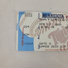 Cal Ripken Jr 3000th hit Game Ticket Unused April 15, 2000