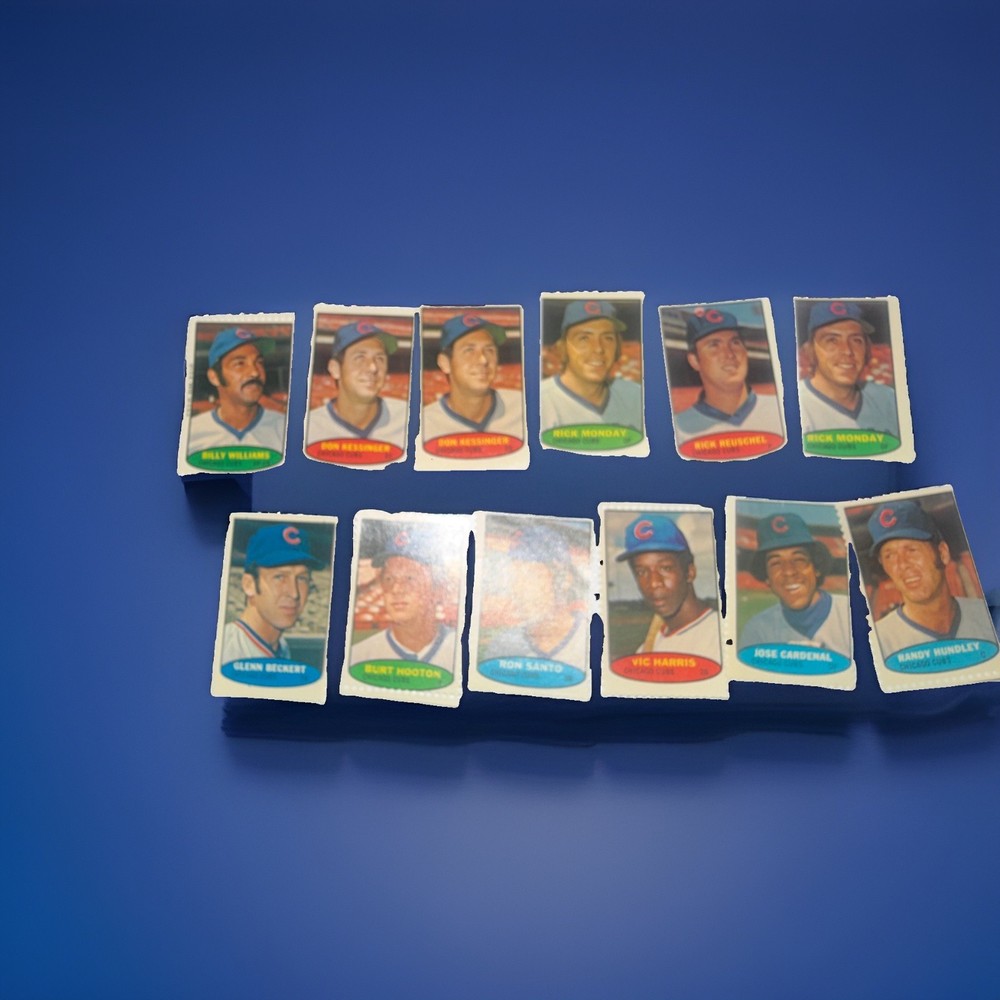 Topps 1974 Topps Stamps Chicago Cubs 13-Card Lot Billy Williams Kessinger