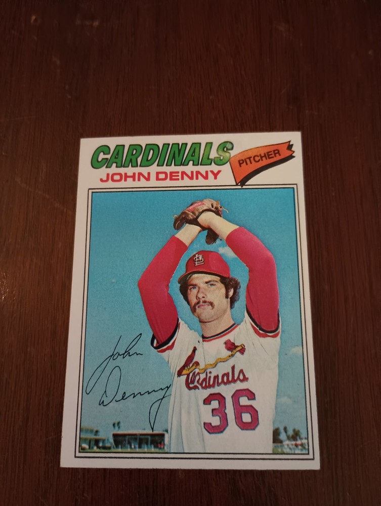 1977 Topps #541 John Denny (EXMT)