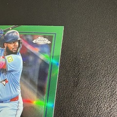 Vladimir Guerrero Jr Blue Jays 2026 Topps Flagship Green Chrome Refractor 27/99