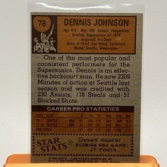 1978-79 Topps – Dennis Johnson #78