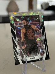2026 WWE TOPPS CHROME LOGOFRACTOR JACOB FATU BLACK /10