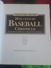 20th Century Baseball Chronicle HC Book – COLLECTORS EDITION – ⚾️👍CONDITION