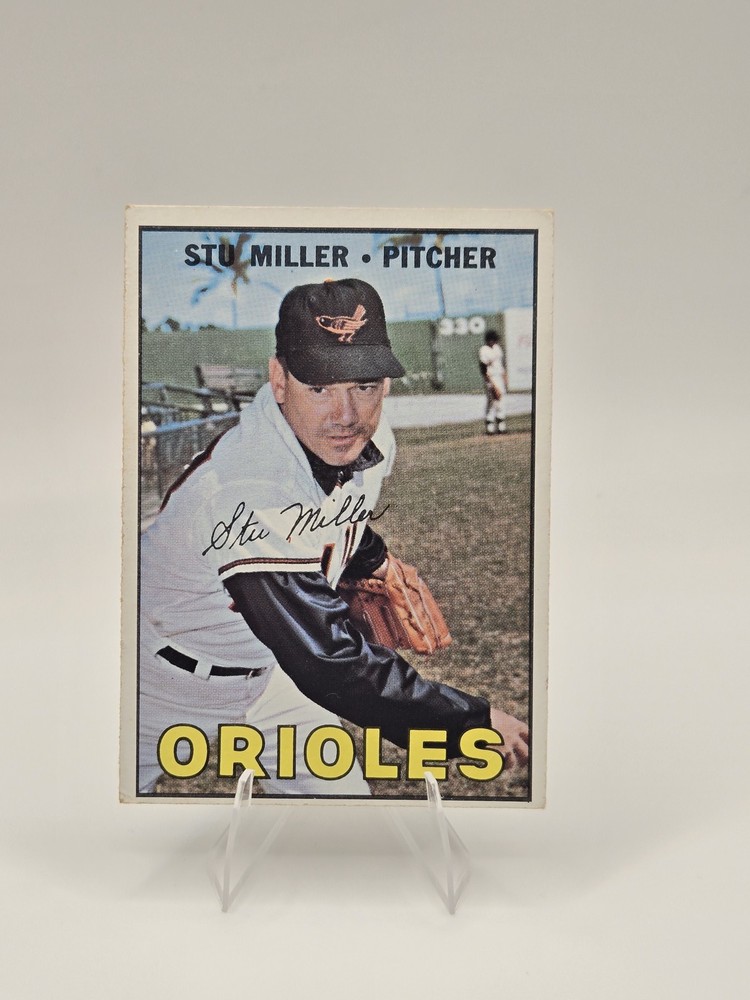 1967 Topps #345 Stu Miller Baltimore Orioles