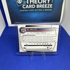 2025 Bowman Draft – Chrome Eli Willits #BDC-1 Laser Refractor (RC)