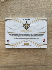 2024 Phoenix Spencer Rattler NFL Shield 1/1 Black Prizm 1 Of 1 SAINTS Patch