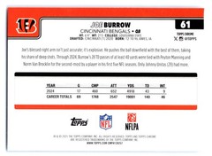 2025 Topps Chrome #61 Joe Burrow
