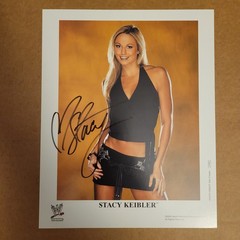 Stacy Keibler Signed 8×10 Official WWE Promo Photo w/ COA Wrestling Autograph