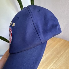 FC Bayern Munchen Vintage Soccer Hat Navy And Red Adjustable