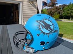 Custom Handmade NFL Miami Dolphins Full Sized Helmet Riddell