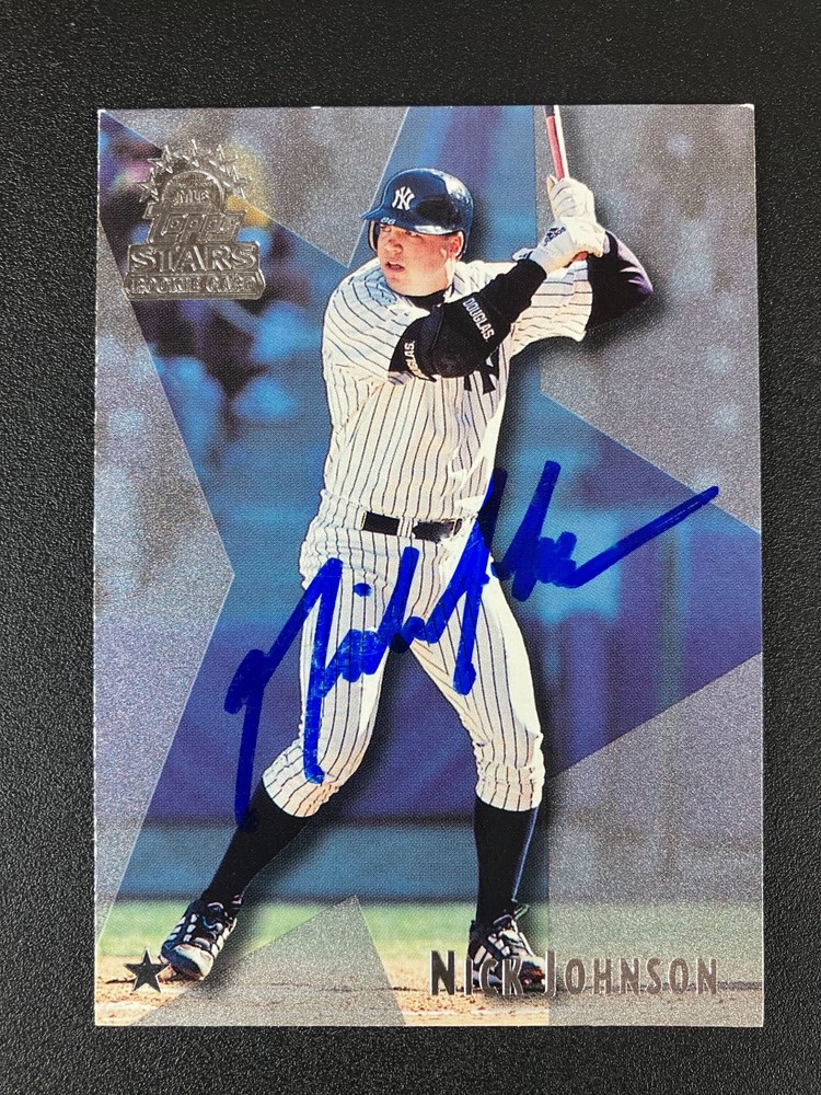 Nick Johnson 1999 Topps Stars Yankees In Person IP TTM Signed Auto Autograph