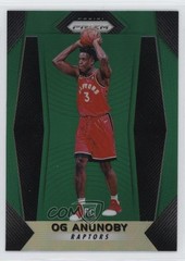2017-18 Panini Prizm Green Prizm OG Anunoby #38 Rookie RC yc3