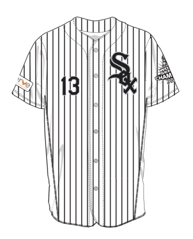 Ozzie Guillen Replica Jersey Chicago White Sox SGA Presale 8/8/26 Adult M Or XL