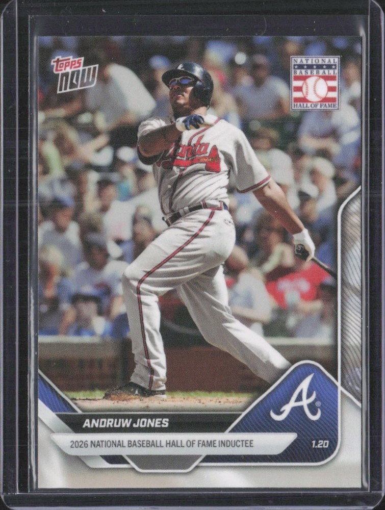 2025/2026 Topps Now Hall of Fame Inductee PR 2637 #OS16 Andruw Jones – MINT
