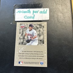 Erik Bennett Minnesota twins￼,Autograph 1996 Leaf Donruss Signature Cb24