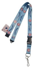 MLB Retro Cooperstown Lanyard with Detachable Clip (Chicago Cubs Blue 1957)