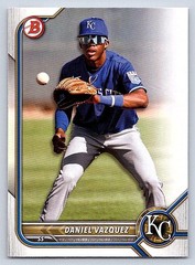 DANIEL VAZQUEZ ROYALS 2022 BOWMAN DRAFT #BD-74
