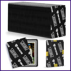 110 Pack Trading Card Shipping Protectors 3.5×4.5 Black Hobby Card Mailers