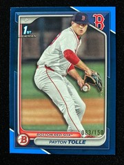 2024 Bowman Draft PAYTON TOLLE 1st Rookie #BD-63 BLUE #/150 Boston Red Sox RC SP