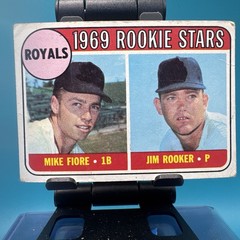 1969 Topps – 1969 Rookie Stars Jim Rooker, Mike Fiore #376 (RC) B2