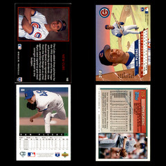 Dan Plesac Lot 4 Different Baseball Cards 1993-1994 Chicago Cubs Only! See List!