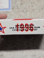 NEW 1996 USA Olympic Home Team Centennial Pin Set (JC Penny Set of 3)Lake Placid