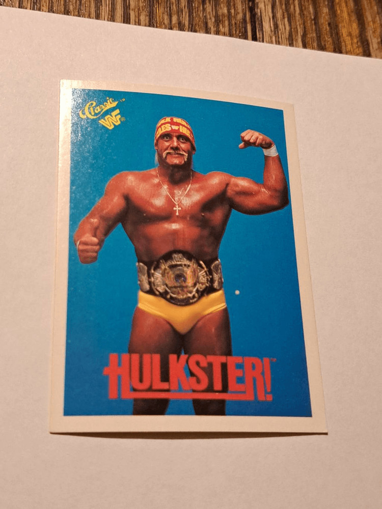 Vintage 1990 WWF Hulk Hogan Trading Card #125 Classic Titan Sports