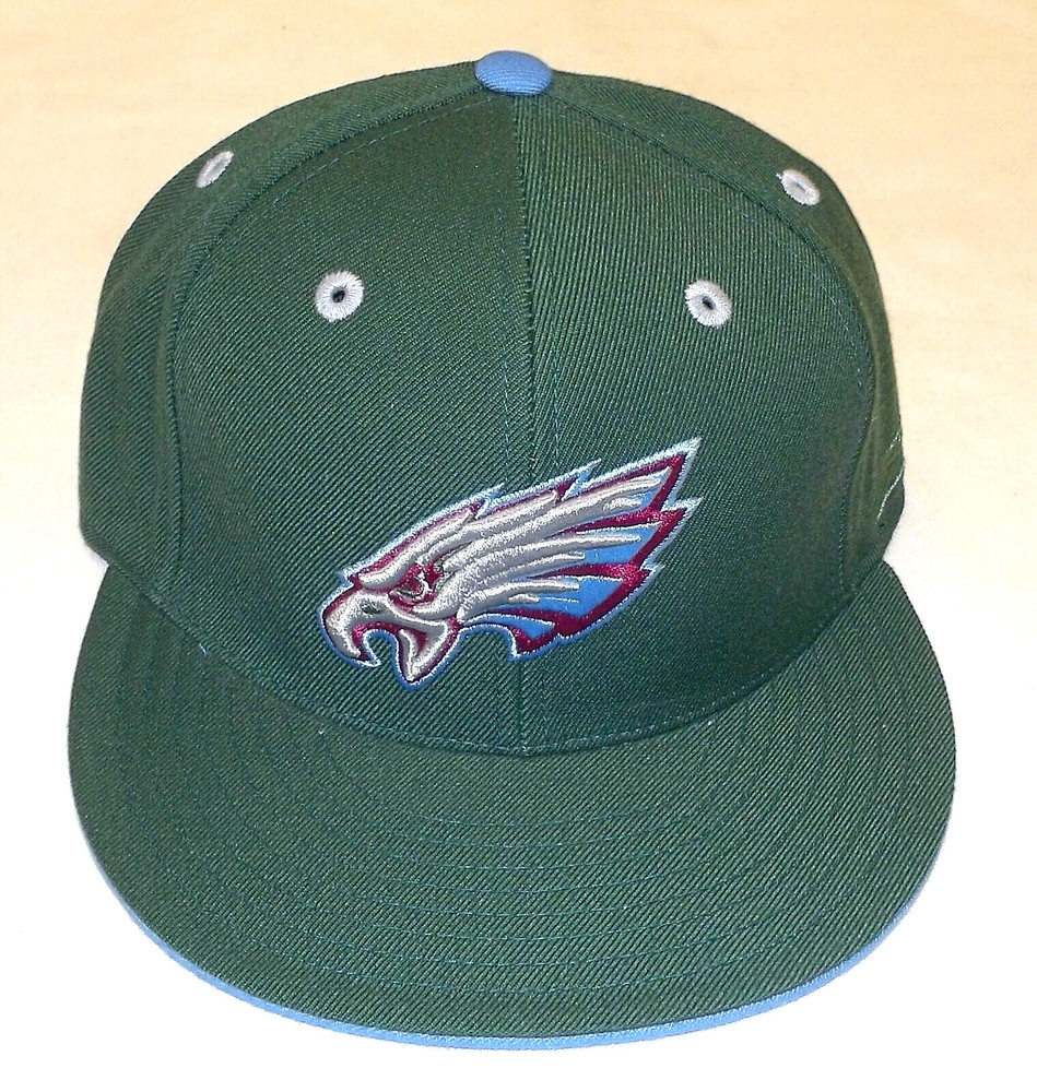 Philadelphia Eagles Flat Brim Fitted Reebok Hat – Size 7 1/8