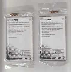 ULTRA PRO 1/4&Prime; 4-SCREW SCREWDOWN RECESSED CARD HOLDER – 5 HOLDERS