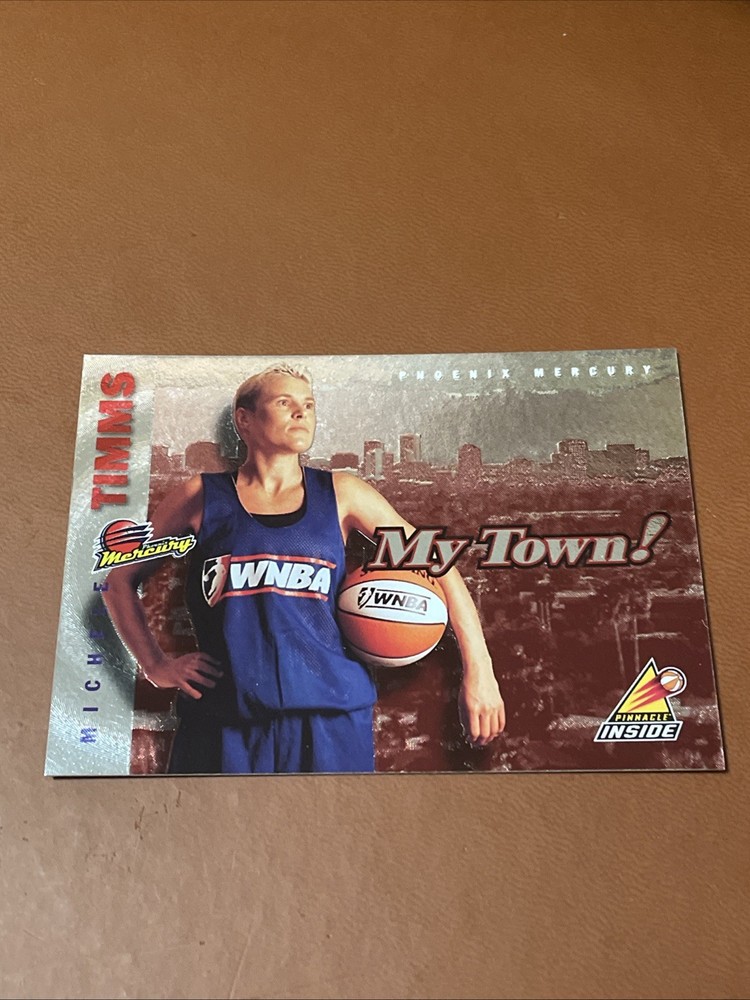 1997 Pinnacle WNBA Michele Timms My Town! #3 Rookie Phoenix Mercury Australia