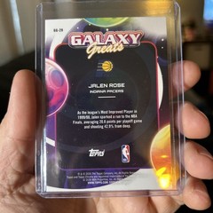 Jalen Rose 2025-26 Topps Chrome Cosmic #GG-29 Blue Moon Galaxy Greats /99