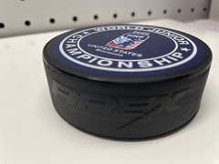IIHF 2026 World Junior Championship Germany Logo Hockey Puck Minnesota USA