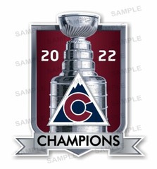 Colorado Avalanche 2022 Champions Precision Cut Decal / Sticker