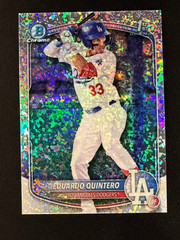 2025 Bowman Chrome Prospects Mini-Diamond Refractor Eduardo Quintero RC Do #/499