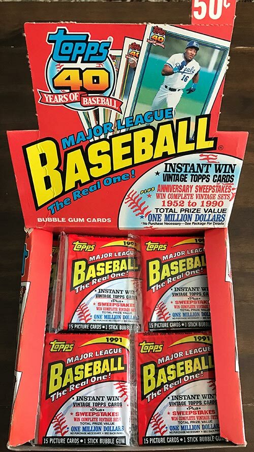 1991 Topps – Complete Your Set #401-600 – Crisp Cards from Factory Sealed Break