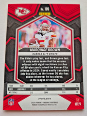 Marquise Brown 2024 Mosaic Green Prizm