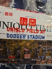LA Dodgers Father’s Day UNIQLO T-Shirt (XL) & Clear Tote Bag Bundle SGA 6/21