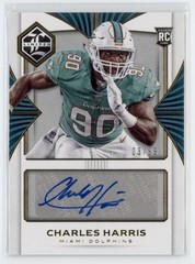 2017 Charles Harris Panini Limited Auto RC 3/99 #147 (21C931)