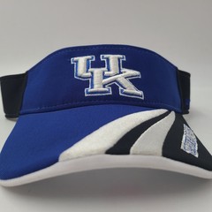 Kentucky Wildcats Visor Hat Adjustable 47 Brand Blue Black White NCAA Logo Men