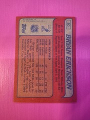 1985-86 Topps – Bryan Erickson #80 (RC)
