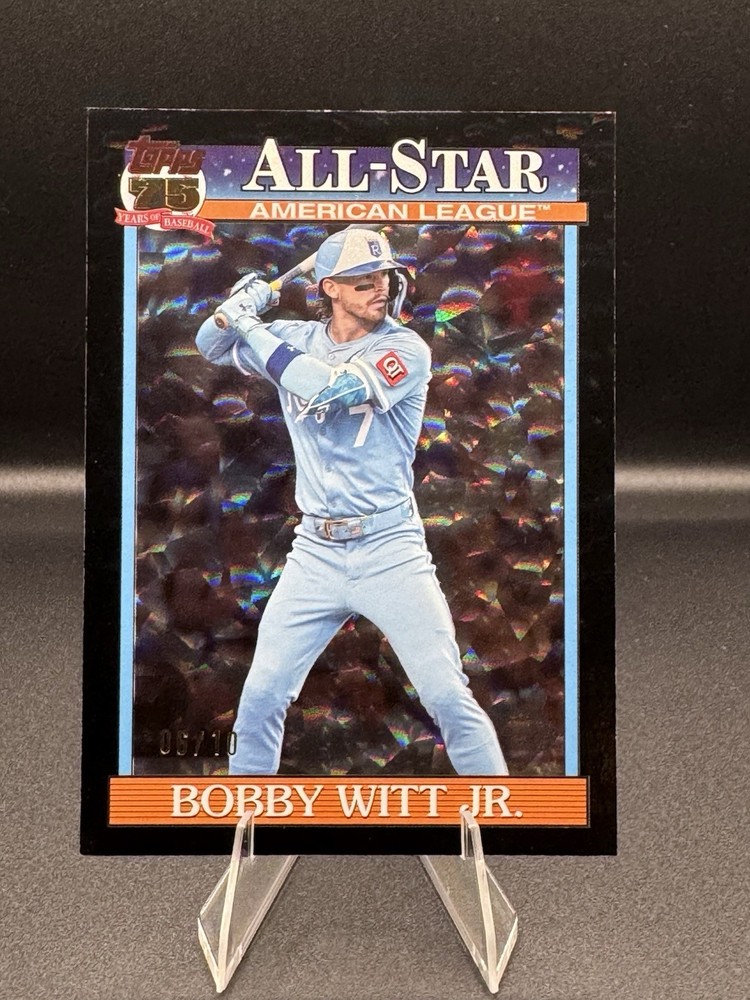 2026 Topps 1991 All-Star Bobby Witt Jr Black Crackle Foil /10 #91AS-24🔥